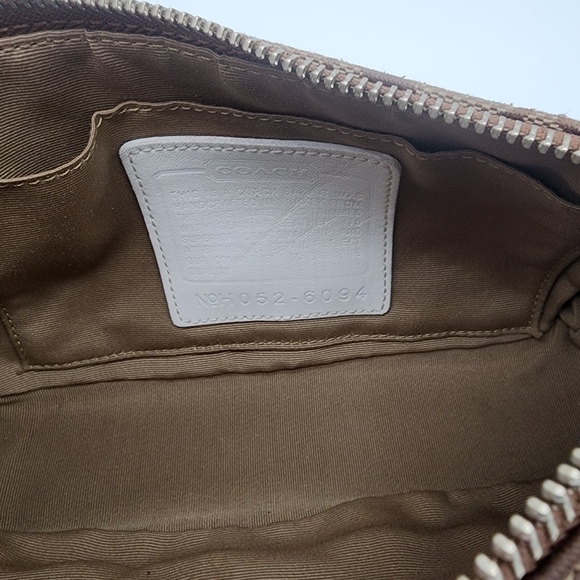 Coach 6094 Demi Mini Signature Canvas Leather Bag Wristlet - Picture 10 of 16